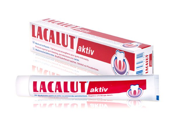 Lacalut ZP Activ 75ml | Kosmetické a dentální výrobky - Dentální hygiena - Zubní pasty